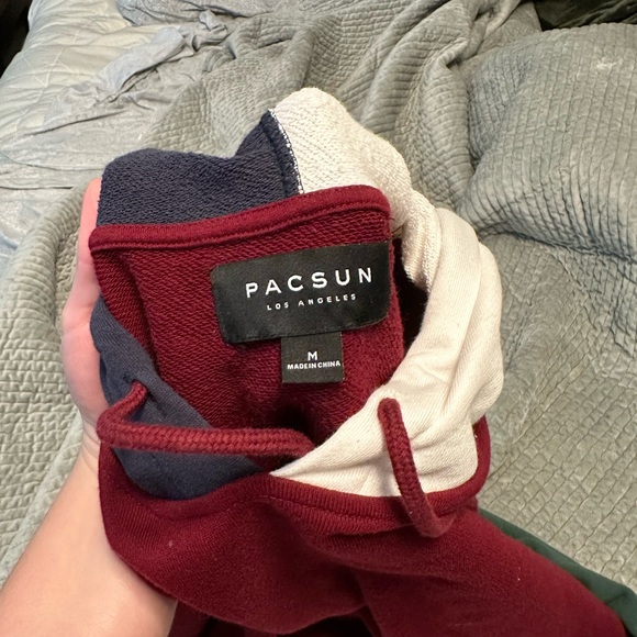 PacSun Colorblock Hoodie Sweater - Picture 3 of 3